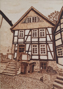 Fachwerkhaus in Schwalenberg – ca. 17×22 cm