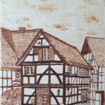 Blaudruckhaus in Schwalenberg – ca. 15×20 cm