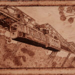 Kaiserwagen Schwebebahn Wuppertal – ca. 22×30 cm